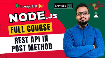 NodeJS Tutorial in Hindi #62 - REST API POST Method | Save Data to MongoDB