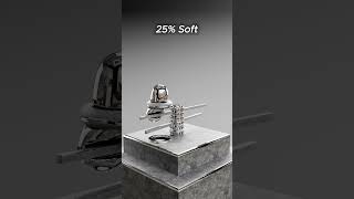 0% vs 100% Softness 3D MultiFan x Capsule #3d #shorts #satisfying #blender