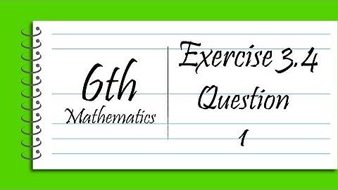 Class 6 | Exercise 3.4 | Q-1 | Find the common factors of
