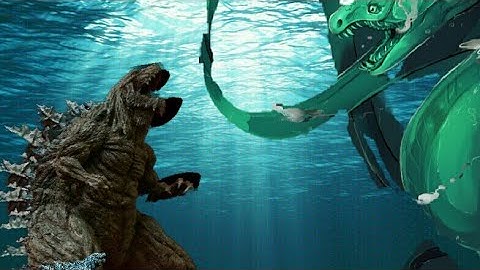 Godzilla Earth and Filius vs. SCP 3000