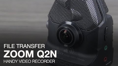 Zoom Q2n: Transferring Files to Your Computer