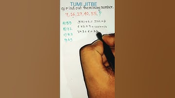 Reasoning Number Series Tricks| Missing Number Reasoning Tricks| #shorts #viralvideo #reasoning