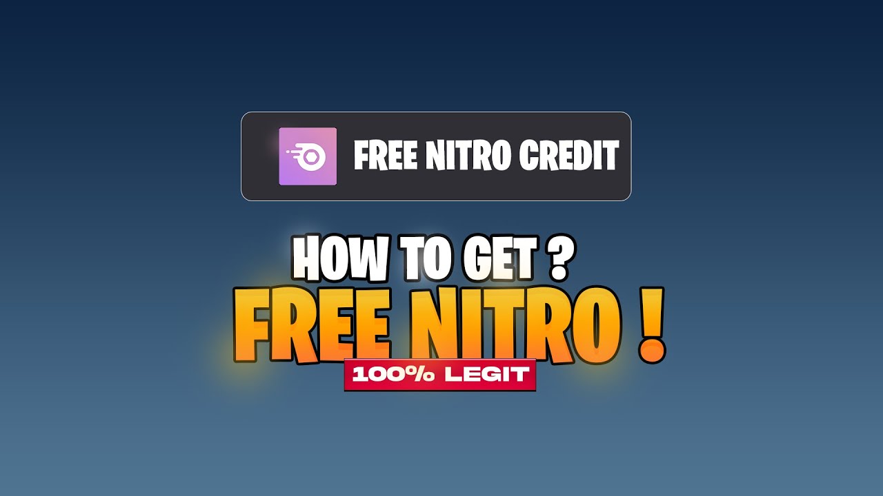HOW TO GET FREE NITRO IN 1 MINUTE ! 2025 METHOD 