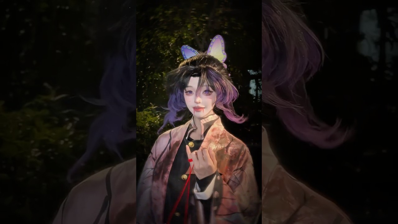 Shinobu & Tomioka #anime #game #fyp #kimetsunoyaiba #demonslayer #shinobu #cosplay #cosplayer #girl