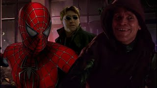 Tobey Maguire Spider-Man fights doc ock and goblin apartment scene Spider-Man no way home