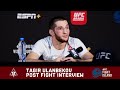 TAGIR ULANBEKOV POST FIGHT INTERVIEW