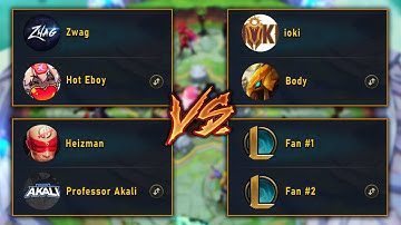 WHEN THE FOR FUN SQUAD QUEUES AGAINST EACHOTHER! (ARENA 2V2 SHOWDOWN)