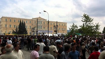 Explosions outside Parliament (June 15th 2011)