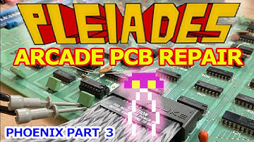 Pleiades Arcade PCB Repair / Phoenix Part 3 - Troubleshooting with the Fluke 9010 and oscilloscope