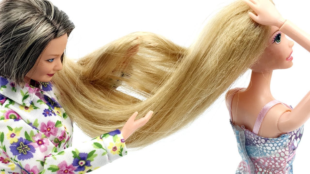 Obobb Rapunzel brinquedos, boneca de maquiagem, brinquedo de