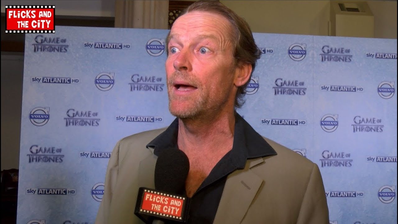 GAME OF THRONES Iain Glen Premiere Interview GAME OF THRONES Iain Glen Premiere Interview