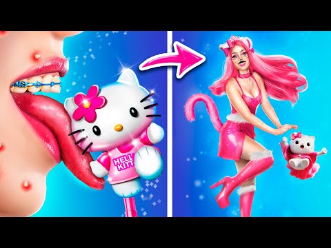 Из ботанши в Hello Kitty! Используем гаджеты из Tik Tok!