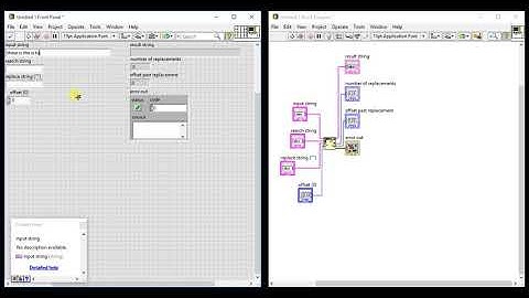 LabVIEW | String Palette 05 - Search and Replace String Part (1)