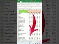 Select all data without scrolling down - Excel Tips and Tricks #shorts