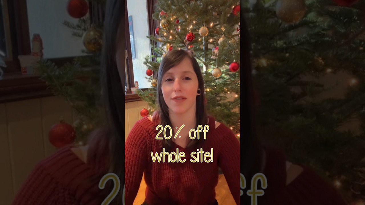 ✨🎄 𝓗𝓸𝓵𝓲𝓭𝓪𝔂 𝓢𝓪𝓵𝓮 🎄✨ Don’t miss out on this epic two week sale! 𝟮𝟬% 𝗼𝗳𝗳 𝗼𝘂𝗿 𝗲𝗻𝘁𝗶𝗿𝗲 𝘀𝘁𝗼𝗿𝗲!