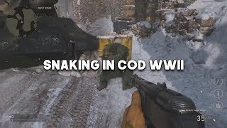 What SNAKING is in COD WWII...