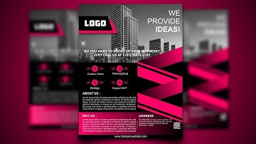 Professional Business Flyer Design - CorelDraw Tutorial