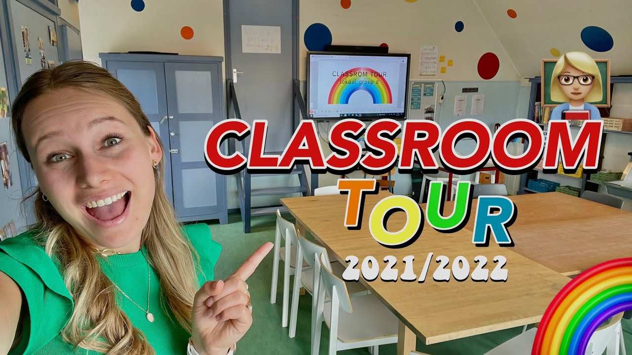 CLASSROOM TOUR 🌈 2021-2022 *Klaslokaal van groep 8* 🏫✨ #juflog