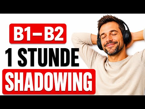 German Shadowing B1–B2 | 1 Hour of Speaking & Listening Practice to Speak Along