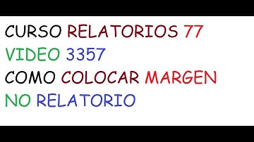 DICAS 3357 WINDEV WEBDEV MOBILE Como colocar margen no relatorio Curso Relatorios 77