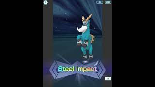 N's Reshiram deals 99,999 damage to Legendary Colbalion Boss in Pokemon Masters EX!
