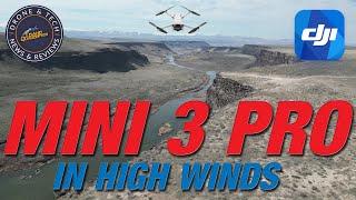 DJI Mini 3 Pro In Extreme Wind At The Snake River Canyon