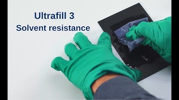 Ultrafill 3 - Solvent resistance test
