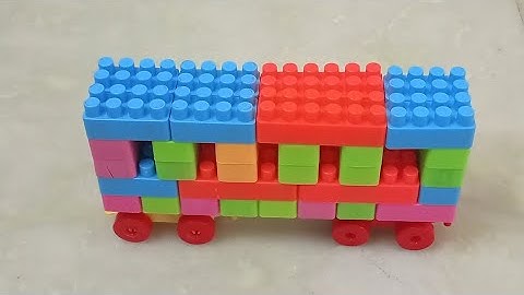 Satisfying DIY Bus ASMR building blocks/ block game /Lego block #asmr#asmrsounds#buildingblocks