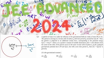 JEE Advanced 2024 PYQs solutions | Physics | Paper -2| Gravitation | Time period problem