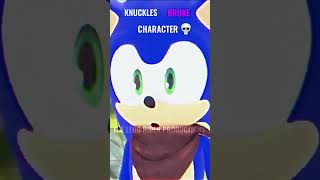 Knuckles Edit || Warning @quitezyaudios  || Knuckles Broke Character 💀 ||  #funny #shorts #knuckles