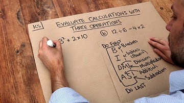 Key Skill - Evaluate calculations with three operations.
