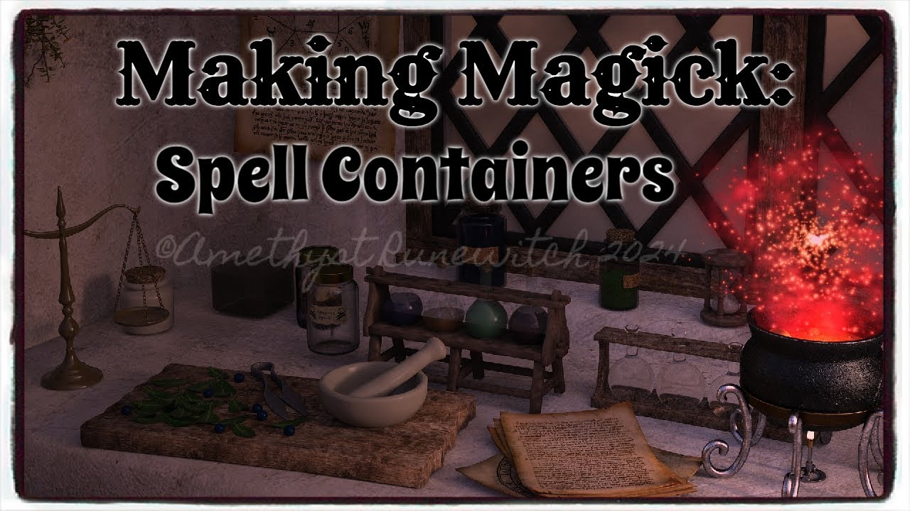 Tools in Witchcraft Spell Containers YouTube