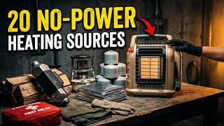 20 Off Grid Heating Sources to Stockpile NOW | No Electricity Required