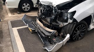 Toyota Prado front accident repair