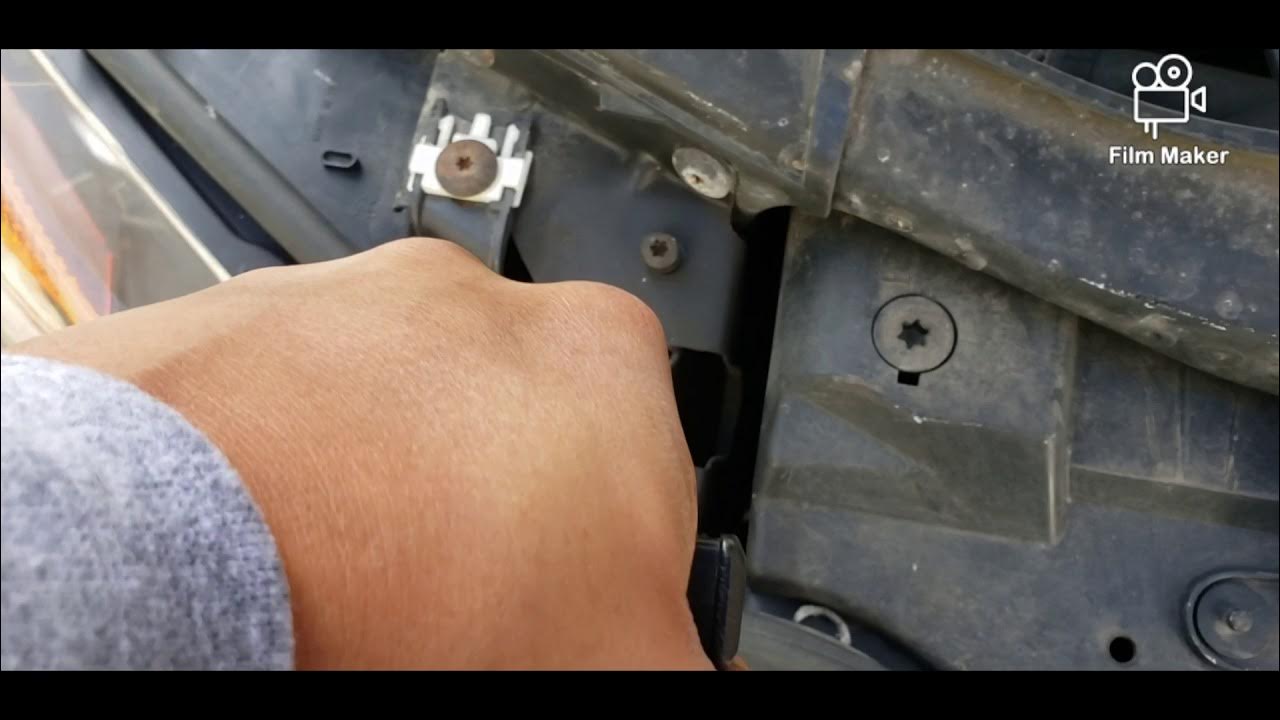BMW HOOD RELEASE CABLE FIX/ REPLACEMENT - YouTube