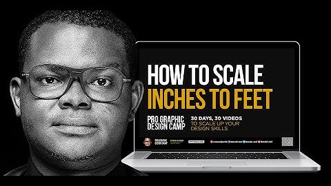 HOW TO SCALE FROM INCHES TO FEET FOR LARGE FORMAT PRINT #CorelDraw #Graphics #Design #Photoshop