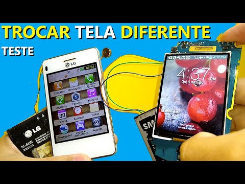 Vídeo: Posso usar a tela de outro telefone em um modelo diferente para substituir a minha tela rachada?