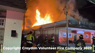 Levittown Lanes 3-Alarm Fire on 3-30-2022
