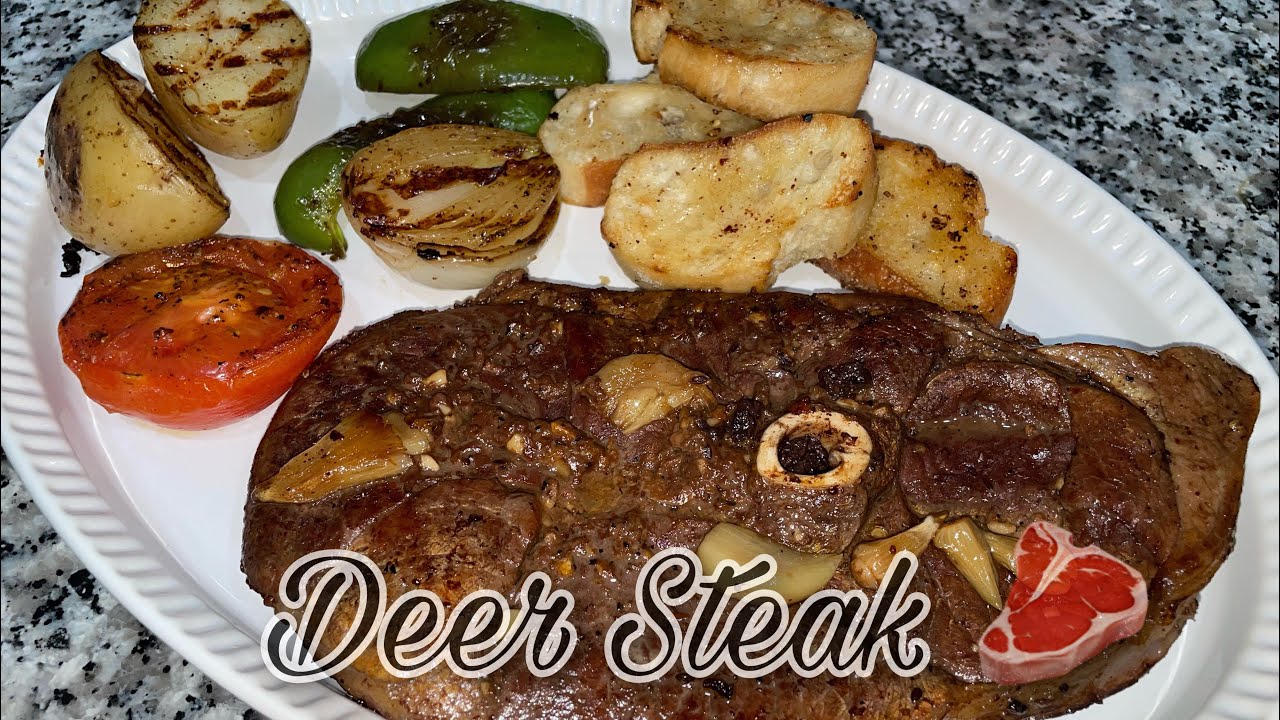 Deer Steak Recipe🥩 Deer Steak 🦌 How To Cook A Juicy Deer Steak হরিনের মাংস YouTube