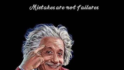 first video Good luck and success| about mistakes and failures(Albert Einstein) #quotes #motivation