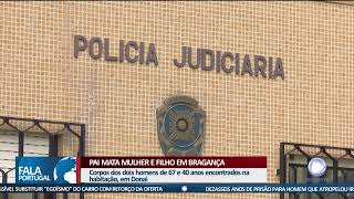 Pai mata mulher e filho em Bragança