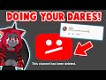 Doing YOUR DARES In ROBLOX!