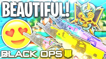 the CUTE NEW PLASMA DRIVE CAMO in Black Ops 4 (BO4 How to Unlock KN-57 Plasma Drive Reactive Camo)