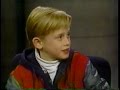 Macaulay Culkin @ The David Letterman Show