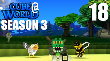 CubeWorld - S3E18 - MOAR Pets & MOAR Saurian Fighting - RPG Alpha Gameplay LP