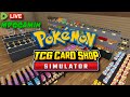 🔴We open A Pokemon Card Shop TCG card Shop Sim (Nintendo Don't Sue)