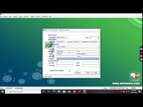 Creating Firm or company I Finpro Accounting Software I Collbrains IT Link