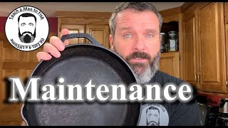 🔵 Maintenance Cast Iron 101 | Oil, Temp, Why,  Maintenance & Seasoning - Teach a Man to Fish