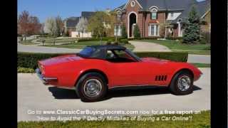 1968 Corvette 427 Convertible Classic Muscle Car For Sale In Mi Vanguard Motor Sales Youtube