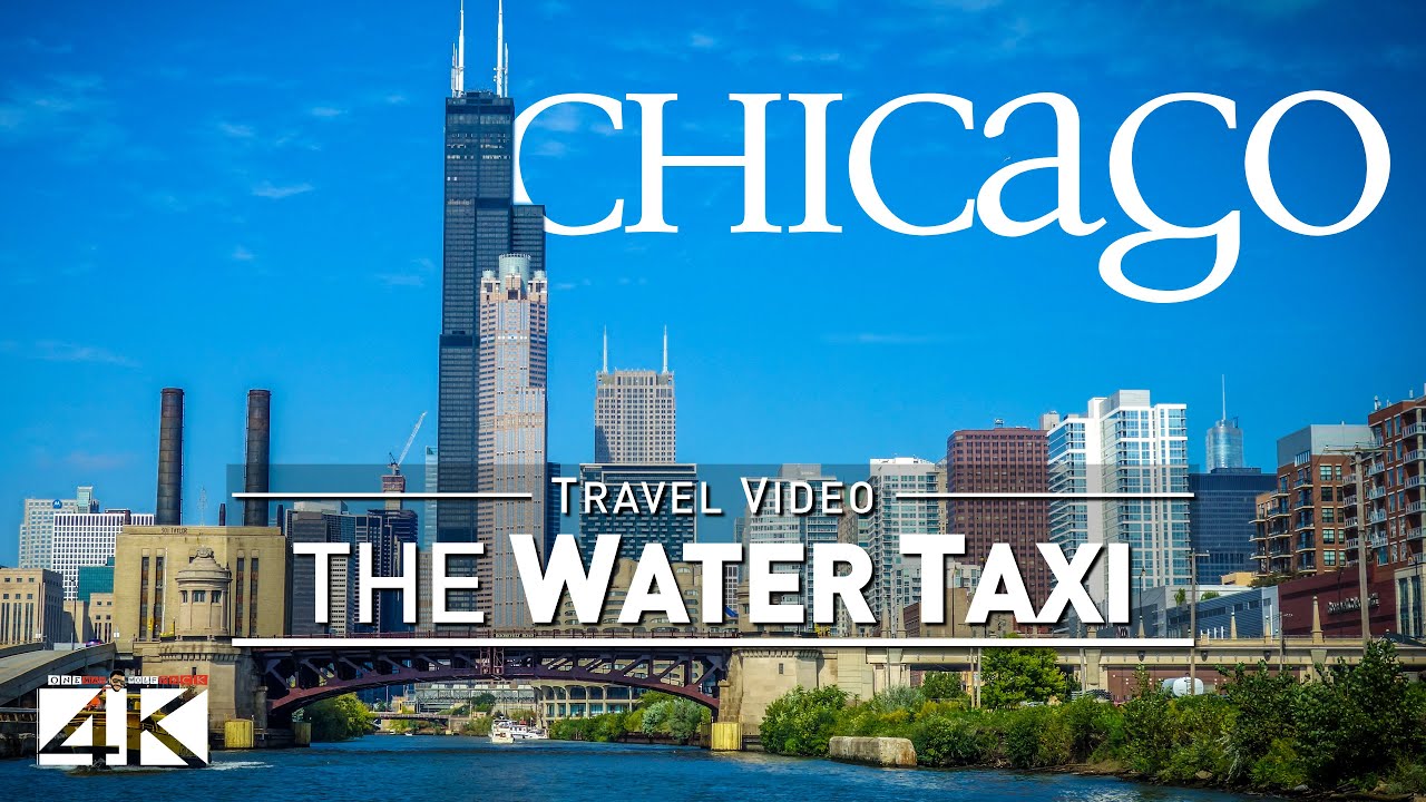 【4K】Full Ride with the Chicago Water Taxi | Chinatown to Goose Island ...
